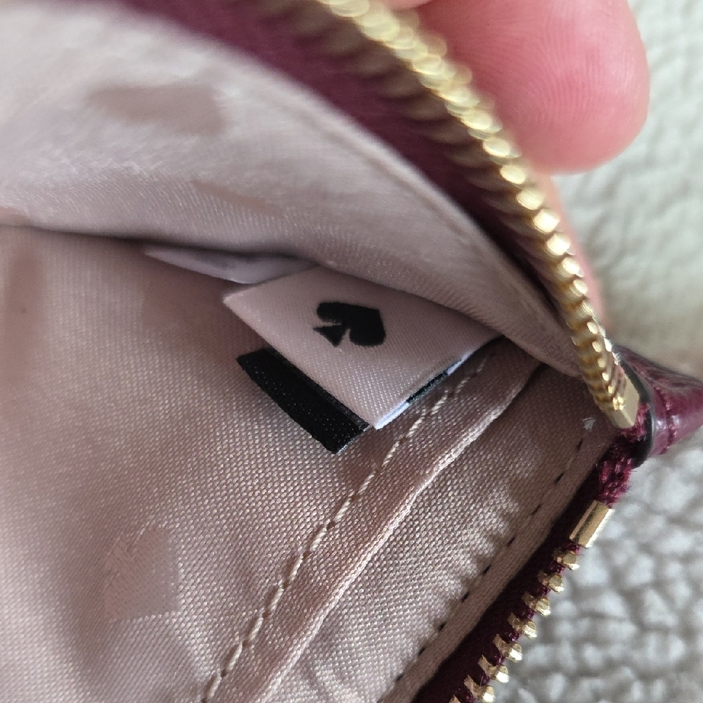 Kate Spade Maroon Wristlet - Picture 6 of 7